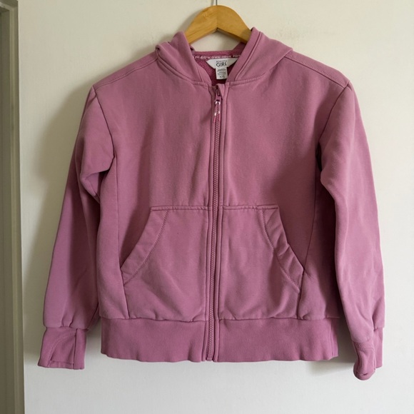 Athleta Other - Athleta Girl Pink Full Zip Hoodie Long Sleeve Sweater size L/12
